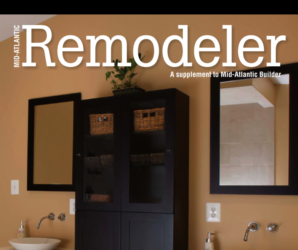 cover of the mid-atlantic remodeler magazine