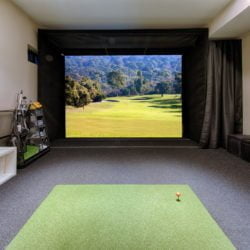 Specialty home project with a custom home theater