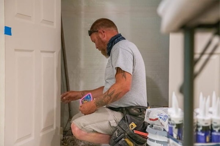 Lynch Design | Build Construction personnel working on a remodeling project