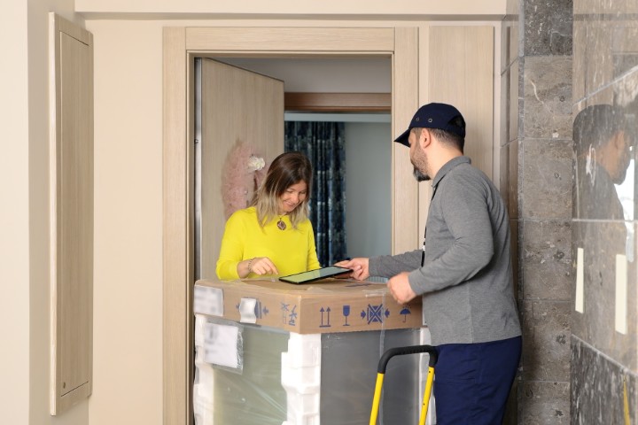 On-time new appliance delivery to support kitchen remodeling goals