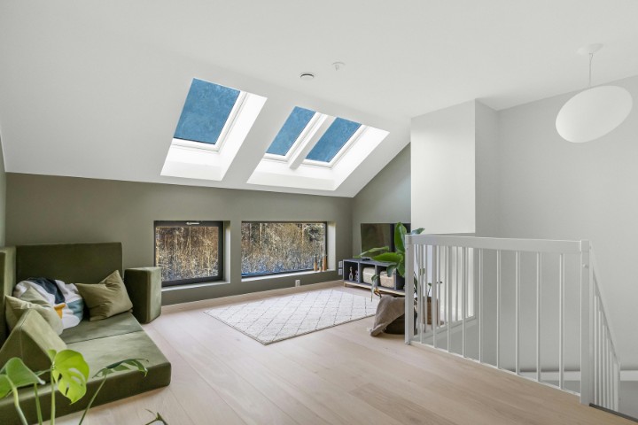 Modern attic home addition inspiration, added living space