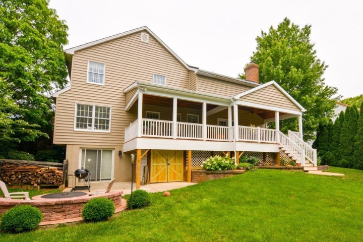 Second story home addition exterior view by Lynch Design Build