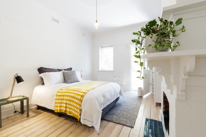 Minimalist bedroom design suitable for in-law suite accommodations or guest room