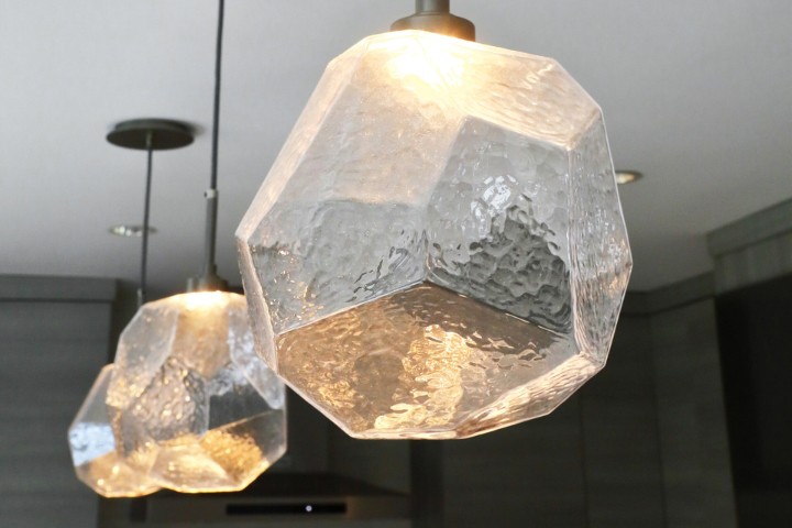 Elegant pendant lights adding modern flair to a Baltimore home addition interior