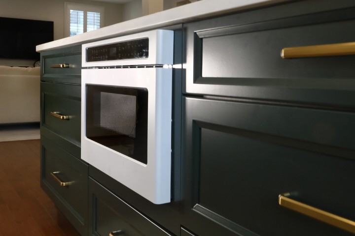 Custom kitchen storage design blending practicality and style in a Baltimore home addition