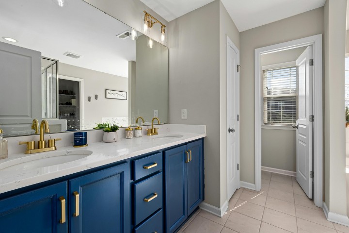 Elegant bathroom after renovation