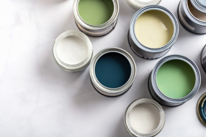 Eco-friendly low VOC paint options for sustainable home addition interiors