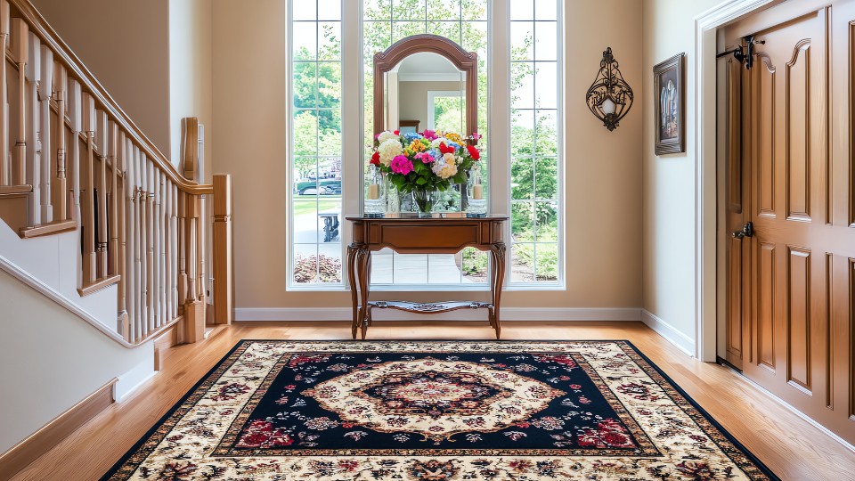 Traditional Maryland entryway with classic home decors