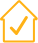 transparent logo of a house with a check mark inside representing Lynch Design | Build's specialty projects.