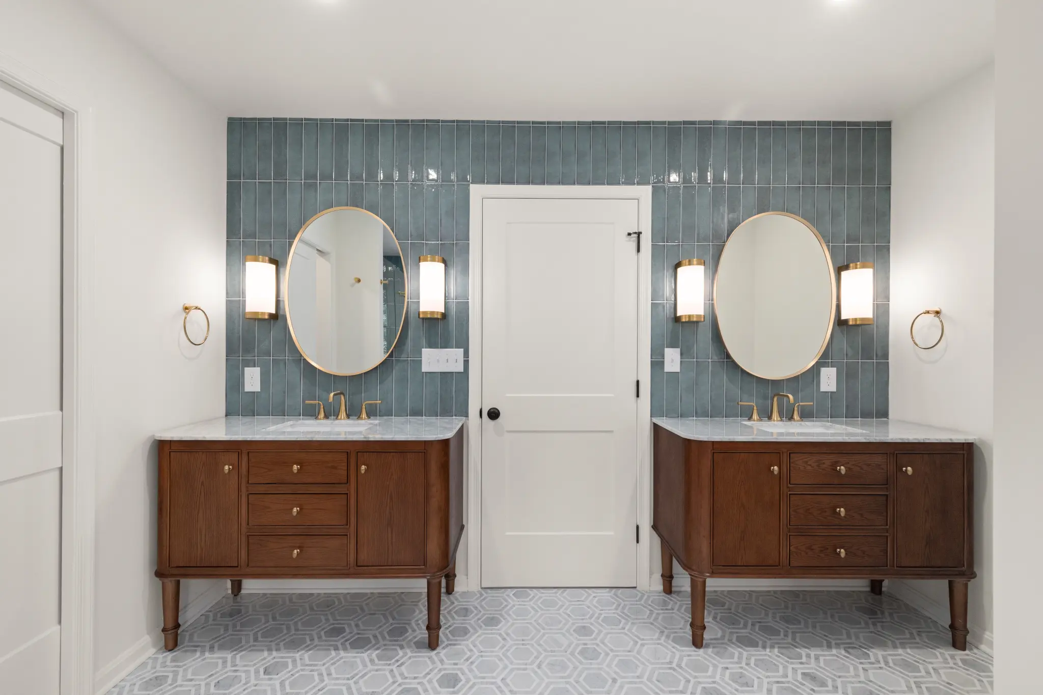 Completed bathroom remodel
