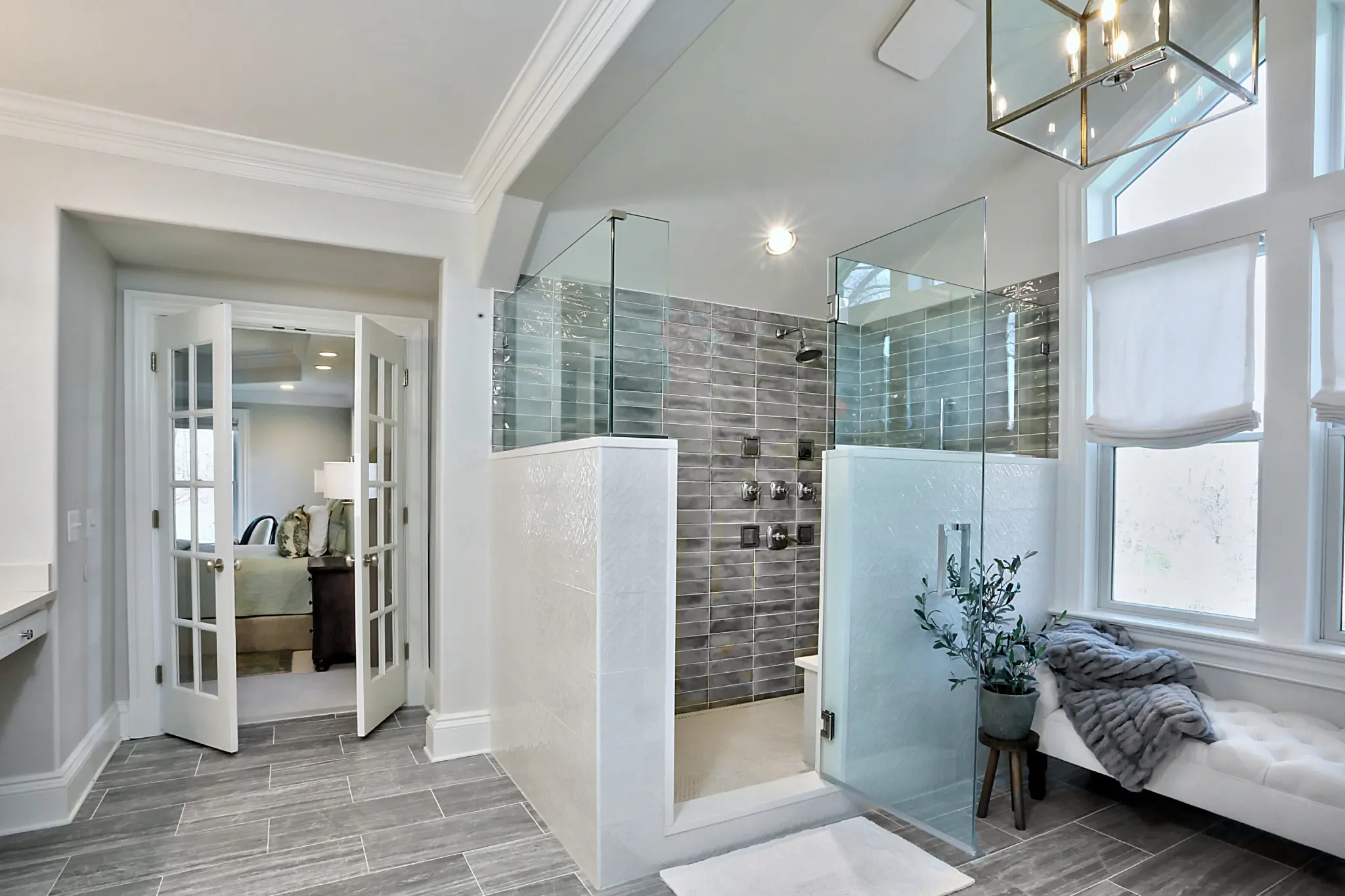 Completed bathroom remodel